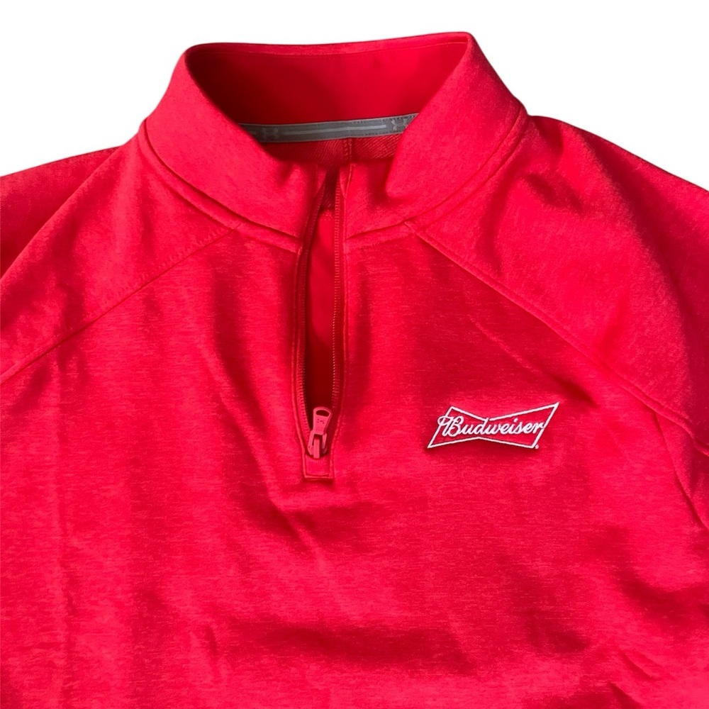 Under Armour Budweiser Golf ⛳️ Quarter Zip pullover - Picture 2 of 7